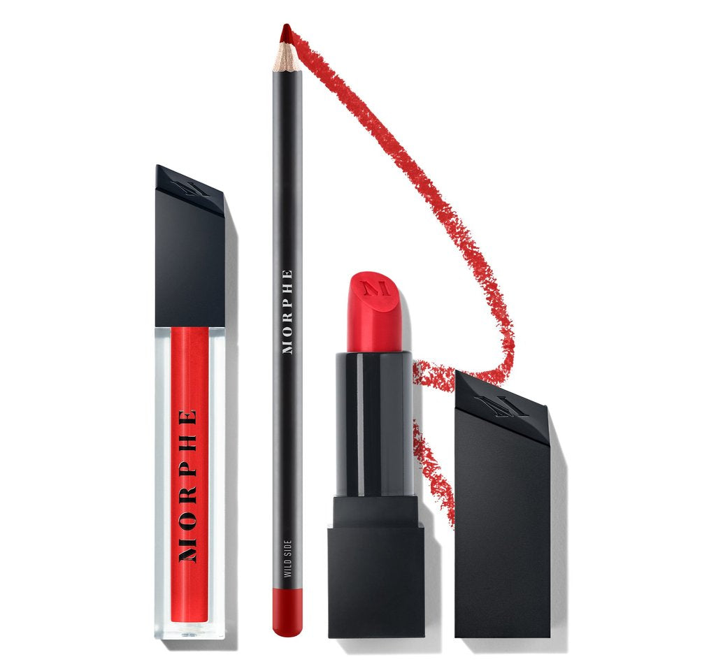 Lip Trio - Out & A Pout - Fiery Red