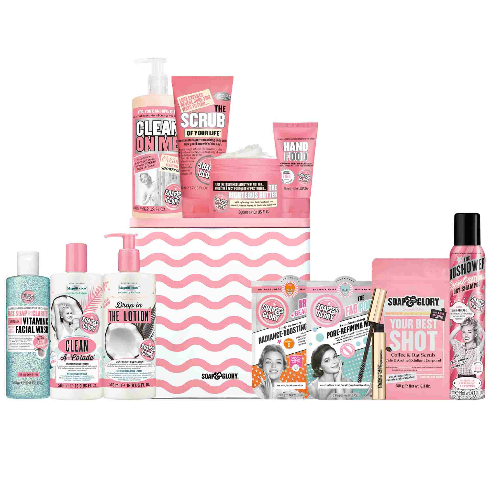 Soap & Glory Pinkly The Square Necessities Gift Set