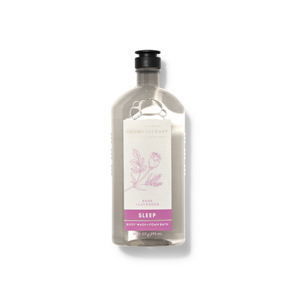 Aromatherapy Sleep Body Wash + Foam Bath - Rose and Lavender
