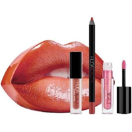 Huda Beauty Lip Set: Matte & Strobe Mini Lip Set